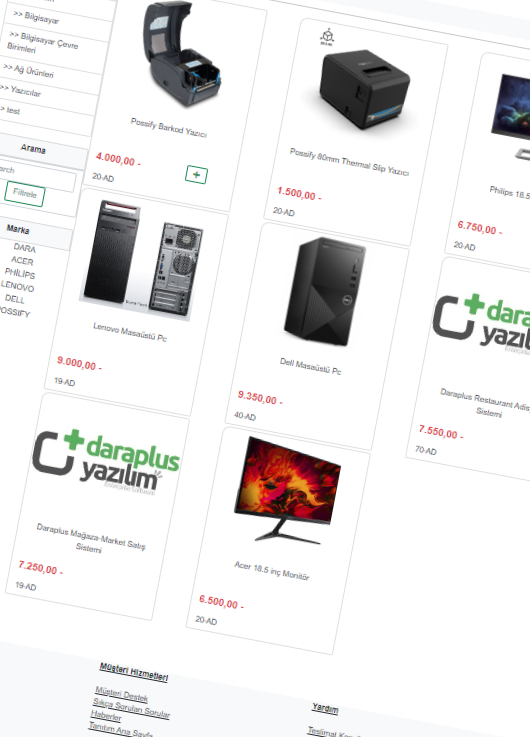 Daraplus E-Ticaret ve Pazaryeri Entegrasyonu